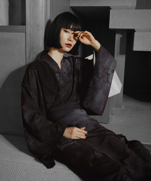 HARE(ハレ)の「HARE-YUKATA 3SET(HARE)(浴衣・メンズ・ブラック/ブルー・FREE)」の17枚目の写真