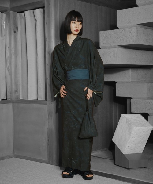 HARE(ハレ)の「HARE-YUKATA 3SET(HARE)(浴衣・メンズ・ブラック/ブルー・FREE)」の22枚目の写真