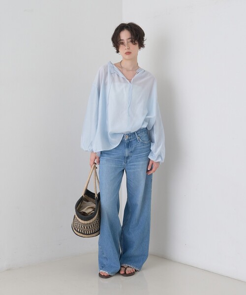 The Bagmati（ザバグマティ）の「【The Bagmati/ザ バグマティ】柄カゴバッグ（かごバッグ・レディース・ブラック・フリー）」の5枚目の写真