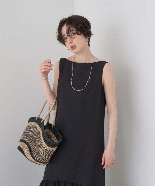 The Bagmati（ザバグマティ）の「【The Bagmati/ザ バグマティ】柄カゴバッグ（かごバッグ・レディース・ブラック・フリー）」の11枚目の写真