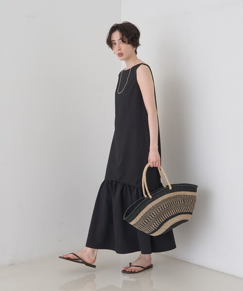 The Bagmati（ザバグマティ）の「【The Bagmati/ザ バグマティ】柄カゴバッグ（かごバッグ・レディース・ブラック・フリー）」の15枚目の写真