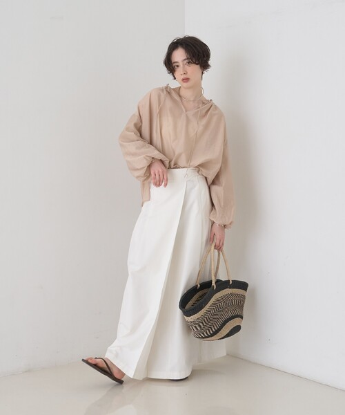 The Bagmati（ザバグマティ）の「【The Bagmati/ザ バグマティ】柄カゴバッグ（かごバッグ・レディース・ブラック・フリー）」の18枚目の写真