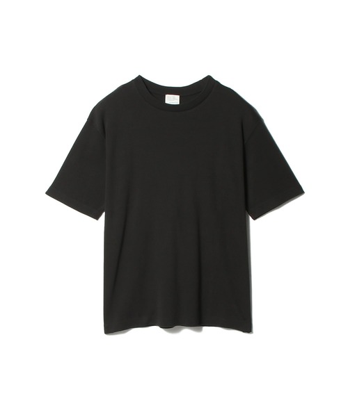 ESTNATION(エストネーション)の「ESTNATION / コットンフライス ショートスリーブカットソー(Tシャツ/カットソー・メンズ・ブラック/ホワイト・MEDIUM/LARGE/X-LARGE)」の9枚目の写真