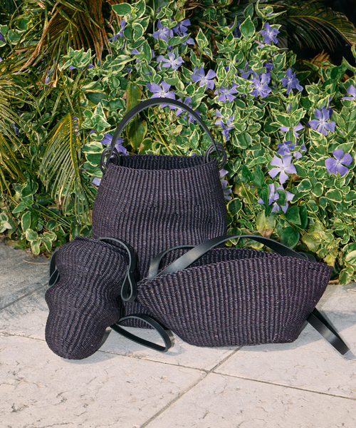 CITYSHOP(シティーショップ)の「INES BRESSAND N.34.S SMALL GOUSSE:かごバッグ(かごバッグ・レディース・ブラック・FREE)」の13枚目の写真