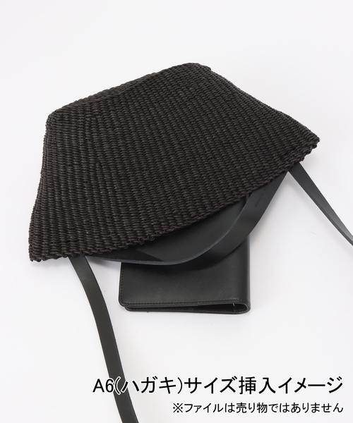 CITYSHOP(シティーショップ)の「INES BRESSAND N.34.S SMALL GOUSSE:かごバッグ(かごバッグ・レディース・ブラック・FREE)」の6枚目の写真