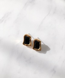 ニュアンススクエアビジューピアス