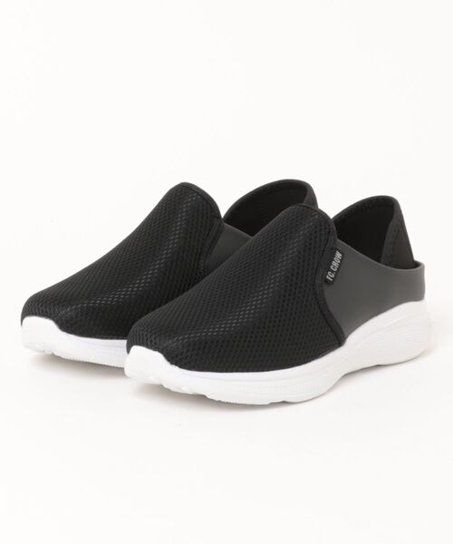 Piedi Nudi(ピエディヌーディ)の「<SHOP select> 2WAY 軽量 メッシュスリッポン(スリッポン・レディース・ブラック/ネイビー・M/L/S)」の2枚目の写真