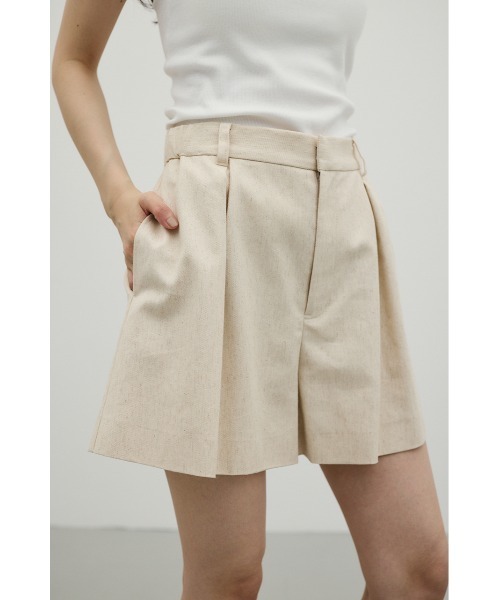 STYLEMIXER(スタイルミキサー)の「リネンミックスフレアショートパンツ(その他パンツ・レディース・ブラック/ライトベージュ・SMALL/MEDIUM)」の18枚目の写真