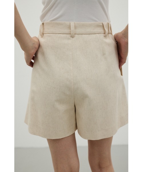 STYLEMIXER(スタイルミキサー)の「リネンミックスフレアショートパンツ(その他パンツ・レディース・ブラック/ライトベージュ・SMALL/MEDIUM)」の17枚目の写真
