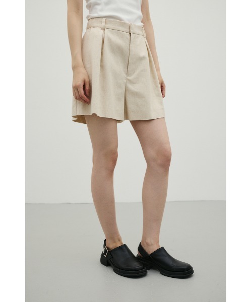 STYLEMIXER(スタイルミキサー)の「リネンミックスフレアショートパンツ(その他パンツ・レディース・ブラック/ライトベージュ・SMALL/MEDIUM)」の16枚目の写真