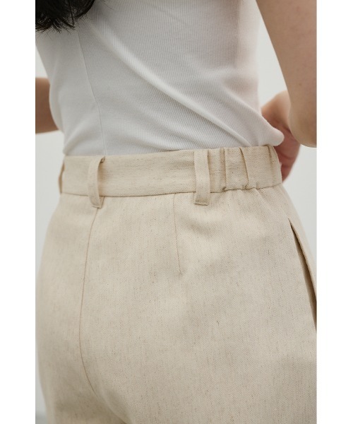 STYLEMIXER(スタイルミキサー)の「リネンミックスフレアショートパンツ(その他パンツ・レディース・ブラック/ライトベージュ・SMALL/MEDIUM)」の12枚目の写真