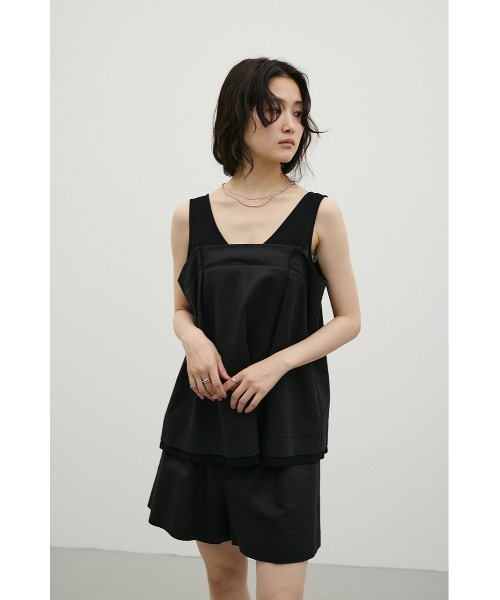 STYLEMIXER(スタイルミキサー)の「リネンミックスフレアショートパンツ(その他パンツ・レディース・ブラック/ライトベージュ・SMALL/MEDIUM)」の9枚目の写真