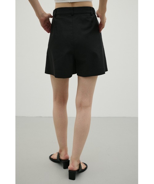 STYLEMIXER(スタイルミキサー)の「リネンミックスフレアショートパンツ(その他パンツ・レディース・ブラック/ライトベージュ・SMALL/MEDIUM)」の5枚目の写真