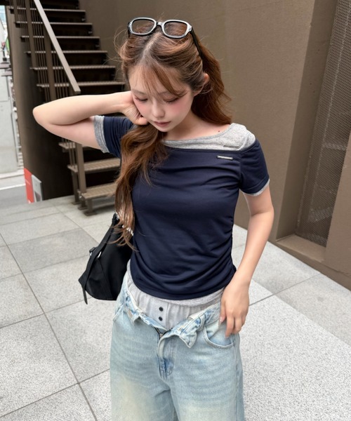 RAY CASSIN(レイカズン)の「【レース / ボーダー】レースペチショートパンツ / ペチコート(その他パンツ・レディース・グレー系その他3/ホワイト系その他2/グレー系その他2/ブルー系その他3/ブラック系その他2・FREE)」の11枚目の写真