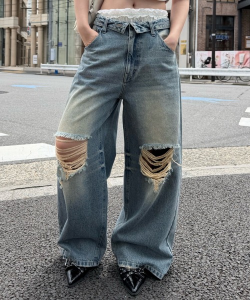 RAY CASSIN(レイカズン)の「【レース / ボーダー】レースペチショートパンツ / ペチコート(その他パンツ・レディース・グレー系その他3/ホワイト系その他2/グレー系その他2/ブルー系その他3/ブラック系その他2・FREE)」の22枚目の写真
