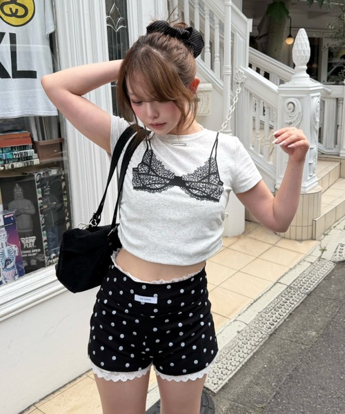 RAY CASSIN(レイカズン)の「【レース / ボーダー】レースペチショートパンツ / ペチコート(その他パンツ・レディース・グレー系その他3/ホワイト系その他2/グレー系その他2/ブルー系その他3/ブラック系その他2・FREE)」の22枚目の写真