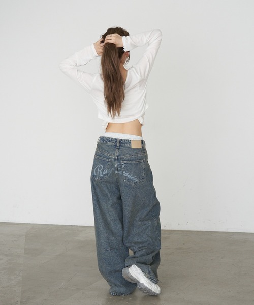 RAY CASSIN(レイカズン)の「【レース / ボーダー】レースペチショートパンツ / ペチコート(その他パンツ・レディース・グレー系その他3/ホワイト系その他2/グレー系その他2/ブルー系その他3/ブラック系その他2・FREE)」の6枚目の写真