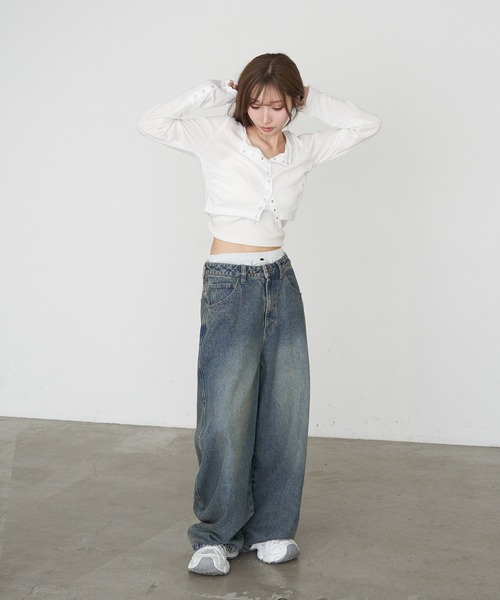 RAY CASSIN(レイカズン)の「【レース / ボーダー】レースペチショートパンツ / ペチコート(その他パンツ・レディース・グレー系その他3/ホワイト系その他2/グレー系その他2/ブルー系その他3/ブラック系その他2・FREE)」の7枚目の写真