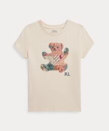POLO RALPH LAUREN CHILDRENSWEAR（ポロ ラルフ ローレン チルドレンズウェア）の「パッチワーク Polo ベア コットン ジャージー Tシャツ（Tシャツ/カットソー）」