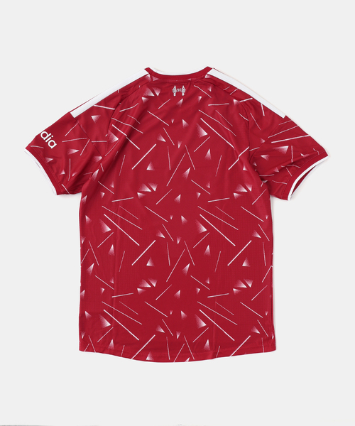 417 EDIFICE(フォーワンセブンエディフィス)の「【Liverpool FC / リバプール FC】adidas FBLIリバプールFC ホーム オーセンティック(Tシャツ/カットソー・メンズ・レッド・XXX-LARGE/XX-LARGE/X-LARGE/LARGE/MEDIUM)」の2枚目の写真