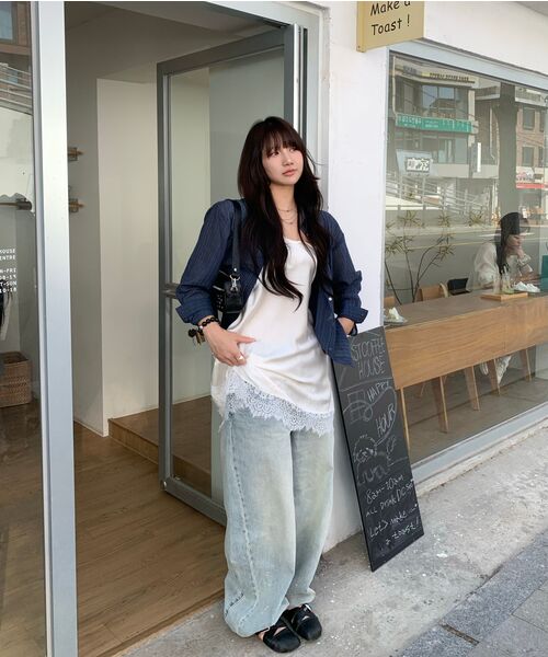 DNSR（ディーエヌエスアール）の「ペインティングカーブデニムパンツライトブルー（デニムパンツ・メンズ・その他・LARGE/X-LARGE/SMALL/MEDIUM）」の15枚目の写真
