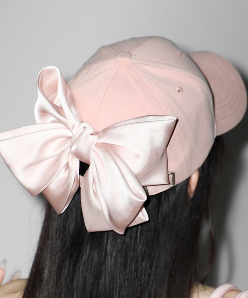 3color 】バックリボンキャップ ／ back ribbon CAP（キャップ）｜me+