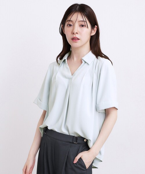 grove(グローブ)の「【洗える】チャーム付きマルチWAYボウタイブラウス(シャツ/ブラウス・レディース・ブラック系1/サックスブルー/オフホワイト/アイボリー系1・03/02/01/05/04)」の22枚目の写真