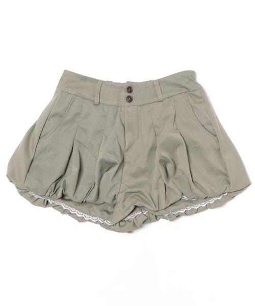 Ritzy(リッツィー)の「ダブルボタン カーゴ風 ボリュームプリーツ スカパン ミニパンツ(その他パンツ・レディース・カーキ・L/M/S)」の8枚目の写真