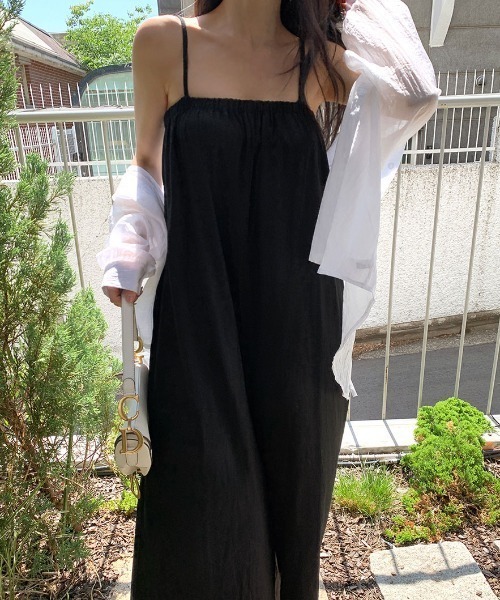 FAVORITO(ファヴォリート)の「キャミオールインワン(つなぎ/オールインワン・レディース・ブラック・F)」の21枚目の写真