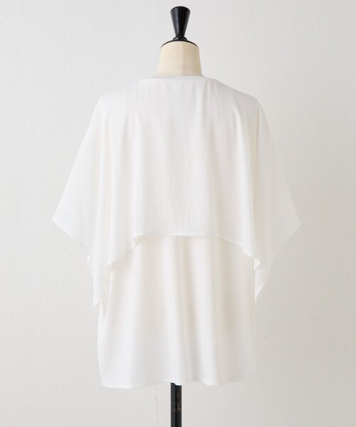 BEARDSLEY(ビアズリー)の「ハンカチーフTee(Tシャツ/カットソー・レディース・ベージュ/ブラック・FREE)」の19枚目の写真