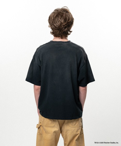 KAMIYA（カミヤ）の「Betty BoopTM × KAMIYA "I’m coming out" Distressed T-shirt（Tシャツ/カットソー・メンズ・ブラック/ホワイト・S/M）」の12枚目の写真