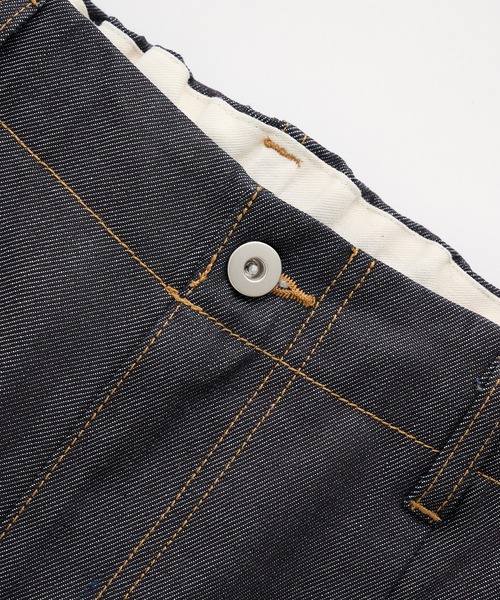 UNITED TOKYO（ユナイテッドトウキョウ）の「【数量限定】SUPIMA DENIM バギーパンツ　｜夏服/ワイド/ウエスト調節可/タック（デニムパンツ・メンズ・ブラック/ダークインディゴブルー・1/2）」の19枚目の写真
