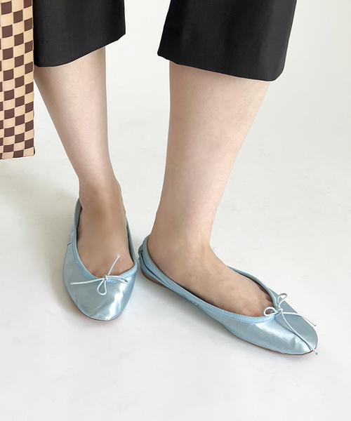 PORSELLI(ポセリ)の「【Porselli for LULU】Ballet Shoes(バレエシューズ・レディース・サックスブルー・38/36)」の13枚目の写真