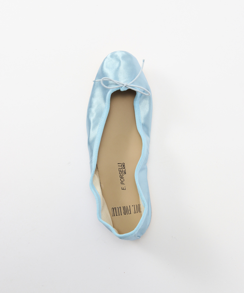 PORSELLI(ポセリ)の「【Porselli for LULU】Ballet Shoes(バレエシューズ・レディース・サックスブルー・38/36)」の3枚目の写真