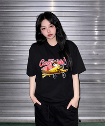CRISCELO（クリスチェロ）の「(共用) カリフォルニアTシャツ - (ブラック20番手オーバーサイズ)（Tシャツ/カットソー）」