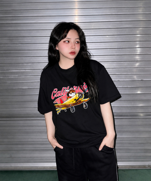CRISCELO(クリスチェロ)の「(共用) カリフォルニアTシャツ - (ブラック20番手オーバーサイズ)(Tシャツ/カットソー・メンズ・その他・MEDIUM/LARGE)」の9枚目の写真
