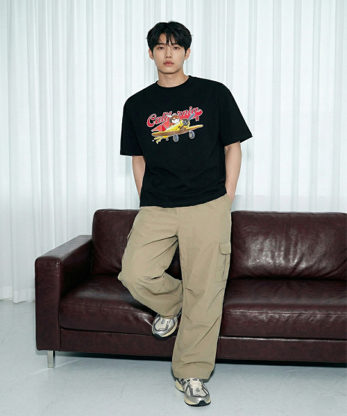 CRISCELO(クリスチェロ)の「(共用) カリフォルニアTシャツ - (ブラック20番手オーバーサイズ)(Tシャツ/カットソー・メンズ・その他・MEDIUM/LARGE)」の8枚目の写真