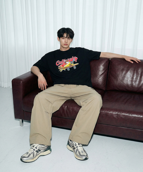 CRISCELO(クリスチェロ)の「(共用) カリフォルニアTシャツ - (ブラック20番手オーバーサイズ)(Tシャツ/カットソー・メンズ・その他・MEDIUM/LARGE)」の7枚目の写真