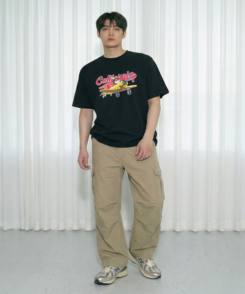 CRISCELO(クリスチェロ)の「(共用) カリフォルニアTシャツ - (ブラック20番手オーバーサイズ)(Tシャツ/カットソー・メンズ・その他・MEDIUM/LARGE)」の6枚目の写真