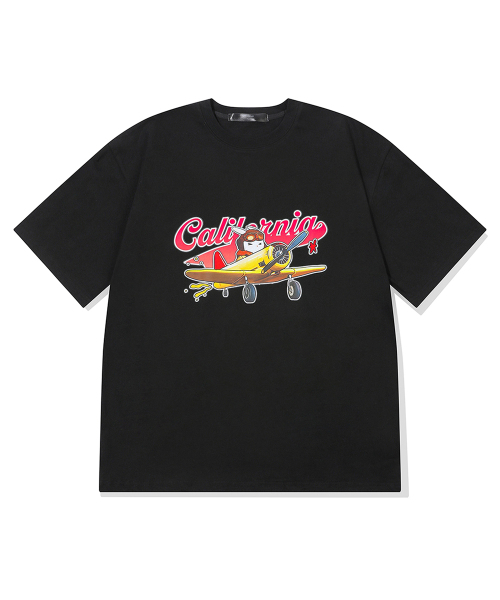 CRISCELO(クリスチェロ)の「(共用) カリフォルニアTシャツ - (ブラック20番手オーバーサイズ)(Tシャツ/カットソー・メンズ・その他・MEDIUM/LARGE)」の5枚目の写真