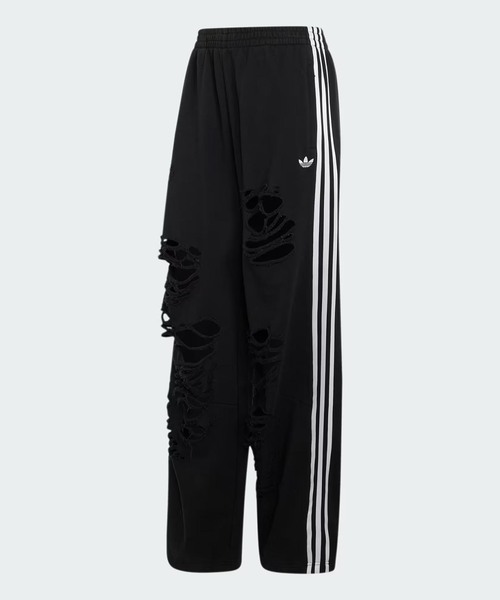 adidas Originals（アディダスオリジナルス）の「adidas originals / アディダス オリジナルス DISTRESSED JOGGERS（スウェットパンツ・レディース・グレー/ブラック・LARGE/MEDIUM）」の2枚目の写真