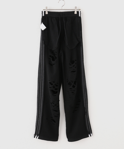 adidas Originals（アディダスオリジナルス）の「adidas originals / アディダス オリジナルス DISTRESSED JOGGERS（スウェットパンツ・レディース・グレー/ブラック・LARGE/MEDIUM）」の7枚目の写真