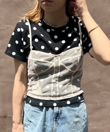 ドット柄コンパクト フライス TOPS