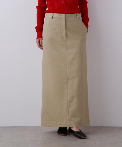YLEVE(イレーヴ)の「YLEVE / FINX COTTON CHINO SKIRT(スカート・レディース・カーキ/ブラック・1/0/2)」の21枚目の写真