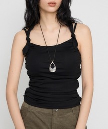 ASYMMETRY SHIRRING キャミソール