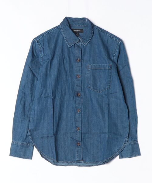 BANANA REPUBLIC FACTORY STORE(バナナリパブリック ファクトリーストア)の「BANANA REPUBLIC FACTORY STORE デニムシャツ(シャツ/ブラウス・レディース・ブルー/インディゴブルー・XS/S/M/L)」の7枚目の写真