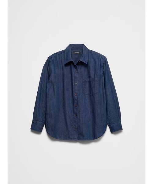 BANANA REPUBLIC FACTORY STORE(バナナリパブリック ファクトリーストア)の「BANANA REPUBLIC FACTORY STORE デニムシャツ(シャツ/ブラウス・レディース・ブルー/インディゴブルー・XS/S/M/L)」の6枚目の写真