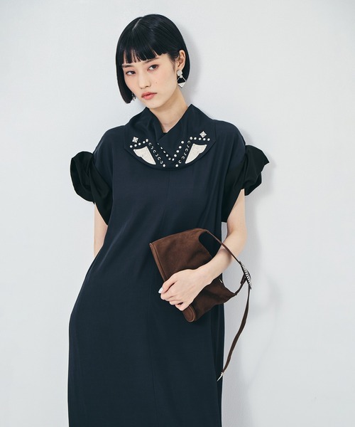 TOGA(トーガ)の「【TOGA PULLA/トーガプルラ】Triangle pierced earrings/トライアングルピアス(ピアス(両耳用)・レディース・シルバー/イエロー・FREE)」の9枚目の写真