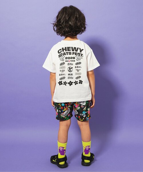 BREEZE(ブリーズ)の「UHA味覚糖 FESアートTシャツ(Tシャツ/カットソー・キッズ・オフホワイト/ライム/レッド・90/80/140/100/130/120/110)」の5枚目の写真