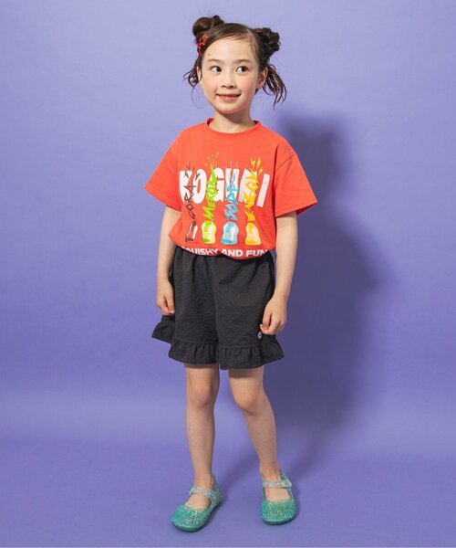 BREEZE(ブリーズ)の「UHA味覚糖 FESアートTシャツ(Tシャツ/カットソー・キッズ・オフホワイト/ライム/レッド・90/80/140/100/130/120/110)」の7枚目の写真